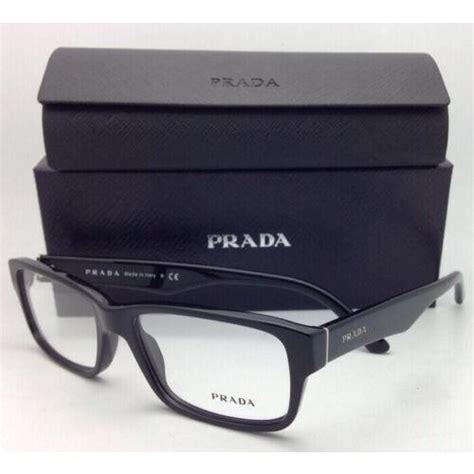 prada pr05n 55 16 1ab-1o1 135|Prada VPR16M Rectangle Glasses .